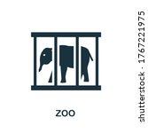 zoo icon. simple element from... | Shutterstock .eps vector #1767221975