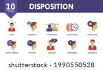 Disposition Icon Set. Contains...