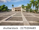 Small photo of Alcazar de Colon, Diego Columbus residence situated in Spanish Square. Colonial Zone of the city, declared. Santo Domingo, Dominican Republic.
