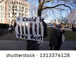 Small photo of Washington/USA – January 25, 2019 Demonstration in support of Iranian American journalist Marzieh Hashemi at the U.S. Courthouse in Washington.