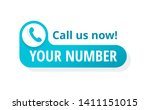 call us button    template for... | Shutterstock .eps vector #1411151015