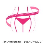 losing weight icon or logo  ... | Shutterstock .eps vector #1464074372