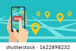 booking online web phone... | Shutterstock .eps vector #1622898232