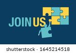 join us or we are hiring staff... | Shutterstock .eps vector #1645214518