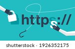 phishing   fraudulent attempt... | Shutterstock .eps vector #1926352175