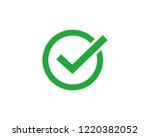 check mark icon | Shutterstock .eps vector #1220382052