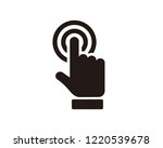 hand cursor icon | Shutterstock .eps vector #1220539678