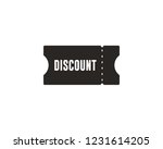 discount icon sign symbol | Shutterstock .eps vector #1231614205