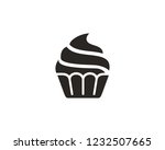 cup cake icon sign symbol | Shutterstock .eps vector #1232507665