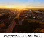 Aerial View Of Sunset On A...