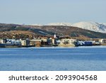 Townscape, Sortland, Langøya Island, Nordland, Vesterålen, Norway