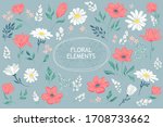 vector illustration of petal... | Shutterstock .eps vector #1708733662