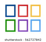 multi colored photo frames for... | Shutterstock .eps vector #562727842