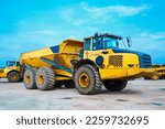  Articulated dump truck or ADT for mining industrial