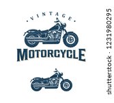 Vintage Motorcycle Logo Design