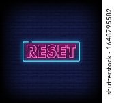 Reset Neon Signs Style Text...