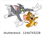 tom and jerry vector for design | Shutterstock .eps vector #1146743228