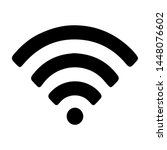   wifi icon for interface... | Shutterstock .eps vector #1448076602
