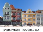 Small photo of Bruck House is architectural jewel of Timisoara, built in Art Nouveau and Secession styles, with Hungarian folk motifs erected in 1910 with ground floor pharmacy that is still working today, Romania