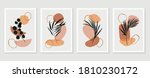 botanical wall art vector set.... | Shutterstock .eps vector #1810230172