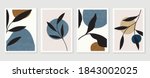 botanical wall art vector set.... | Shutterstock .eps vector #1843002025