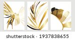 botanical wall art vector set.... | Shutterstock .eps vector #1937838655