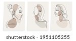 surreal faces abstract art... | Shutterstock .eps vector #1951105255