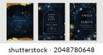 star and moon themed wedding... | Shutterstock .eps vector #2048780648