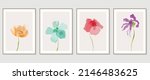 abstract floral wall art... | Shutterstock .eps vector #2146483625