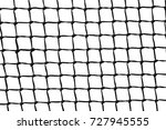Tennis net isolated on white background with clipping path
