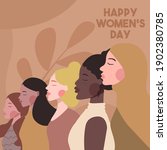 women's day illustration... | Shutterstock .eps vector #1902380785