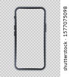 smartphone blank screen. phone... | Shutterstock .eps vector #1577075098