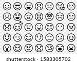 Emotion Icons. Set Of Round...