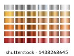 set of different metal... | Shutterstock .eps vector #1438268645