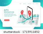 gps navigation  location.... | Shutterstock .eps vector #1715911852