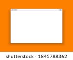 web simple browser window.... | Shutterstock .eps vector #1845788362