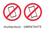 sign off phone. off sound on... | Shutterstock .eps vector #1889676475