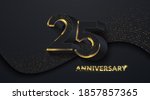 25th anniversary celebration.... | Shutterstock .eps vector #1857857365