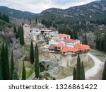 Small photo of Historical monastery of Saint John the Prodrome, founded in the in the 13th century, located 12 km. NE of Serres, in the bottom of a ravine on Mt Menoikion