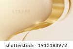 abstract yellow luxury... | Shutterstock .eps vector #1912183972
