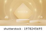 realistic white product podium... | Shutterstock .eps vector #1978245695