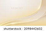 elegant cream shade background... | Shutterstock .eps vector #2098442602