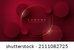 luxury background and red... | Shutterstock .eps vector #2111082725