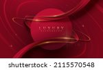 Red Luxury Background With...