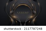 golden circle frame and black... | Shutterstock .eps vector #2117787248