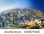 Aerial View Of Melbourne ...