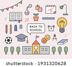 school icon collection. school... | Shutterstock .eps vector #1931320628