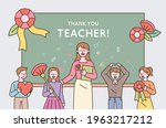 teacher's day commemorative... | Shutterstock .eps vector #1963217212