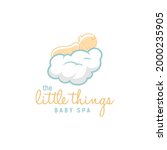 baby spa logo inspiration  cute ... | Shutterstock .eps vector #2000235905