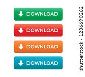 download buttons set | Shutterstock .eps vector #1236690262